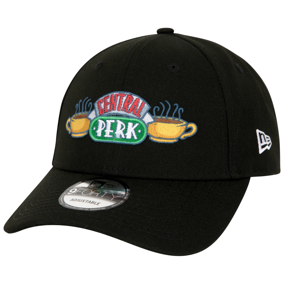 Picture of Friends 862226 Friends Central Perk   Era 9Forty Adjustable Hat&#44; Black