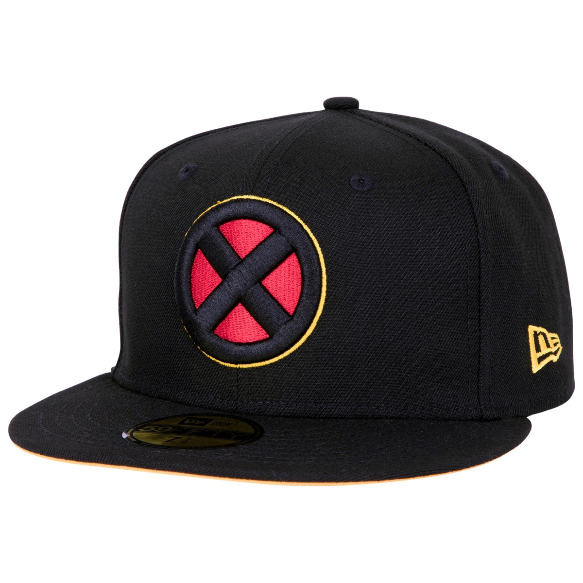 Picture of X-Men 863547-7fitted X-Men Logo Black Colorway   Era 59Fifty Fitted Hat&#44; 7 Fitted
