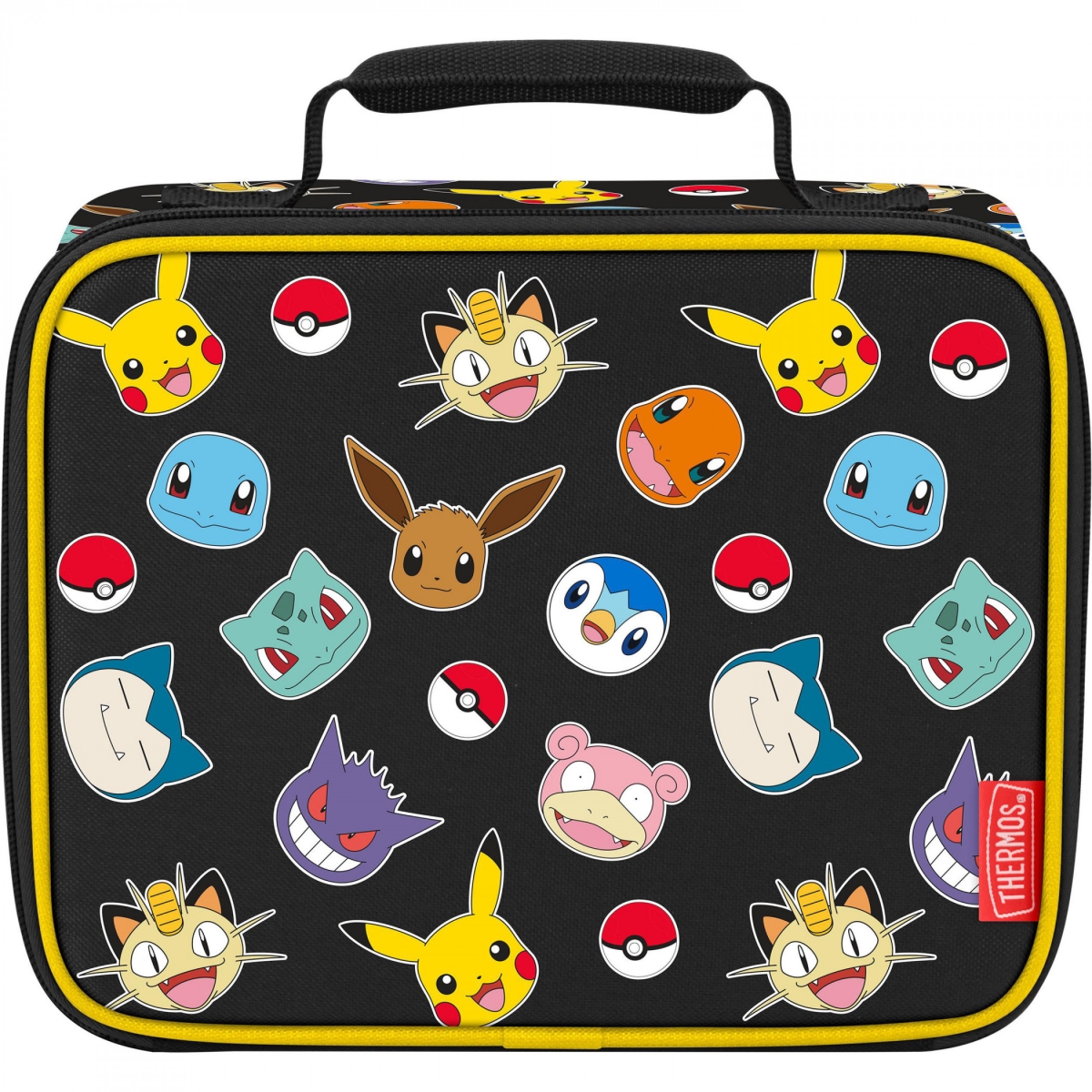Picture of Pokemon 860344 Pokemon Fan Faves Thermos Insulated Lunch Box, Black