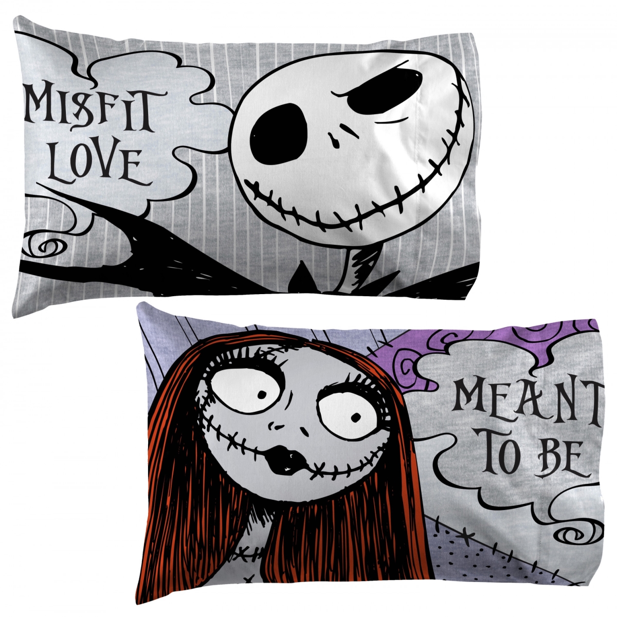 869282 20 x 30 in.  Misfit Love Meant to Be Pillow Case, Multi Color - Pack of 2