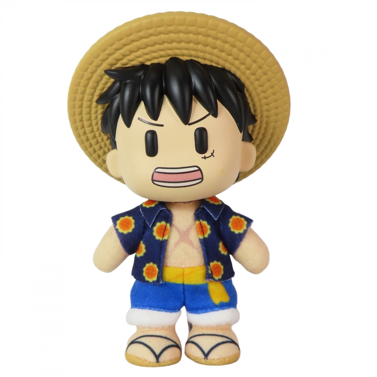 Picture of One Piece 871550 Luffy Roza Shirt FigureKey Plush Doll&#44; Multi Color