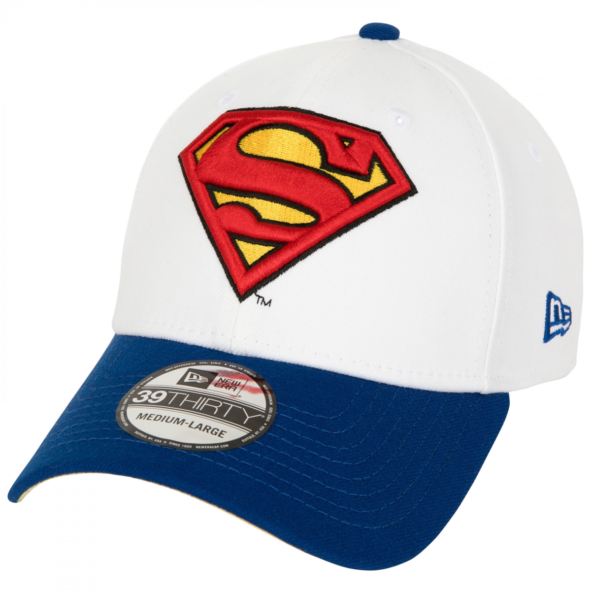 868138-large-xla  Logo Home Colors   Era 39Thirty Fitted Hat, White & Blue - Large & Extra Large