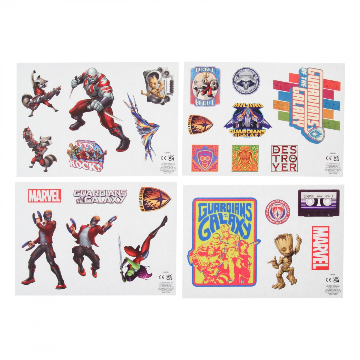 Vinyl Gadget Decals, Multi Color