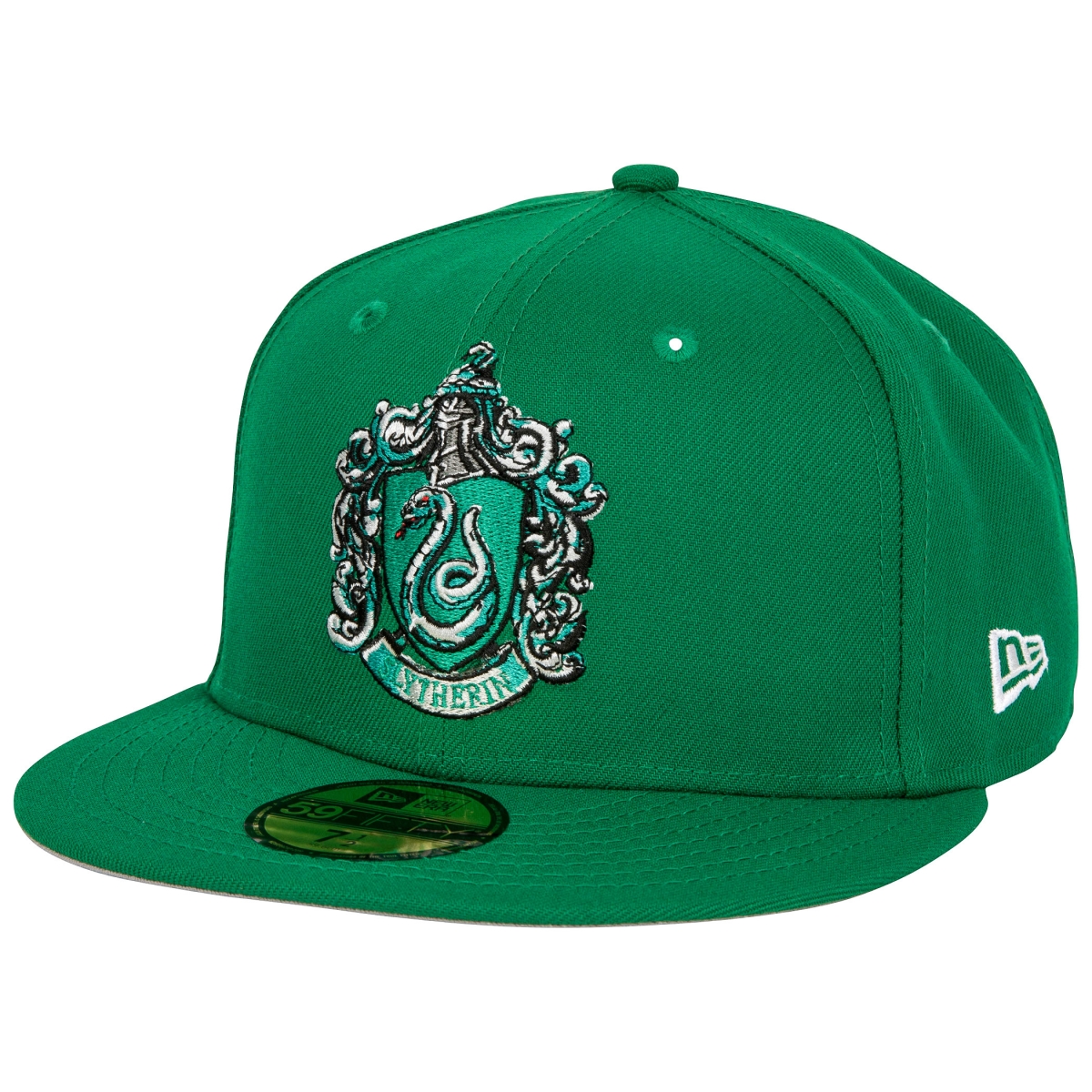 Picture of Harry Potter 864470-71-4fitte Harry Potter Slytherin House Crest Era 59Fifty Fitted Hat&#44; Green - Size 7.25 Fitted