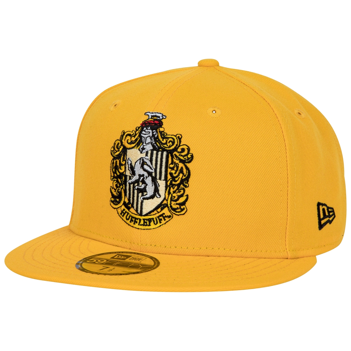 Picture of Harry Potter 864490-71-2fitte Harry Potter Hufflepuff House Crest Era 59Fifty Fitted Hat&#44; Yellow - Size 7.5 Fitted