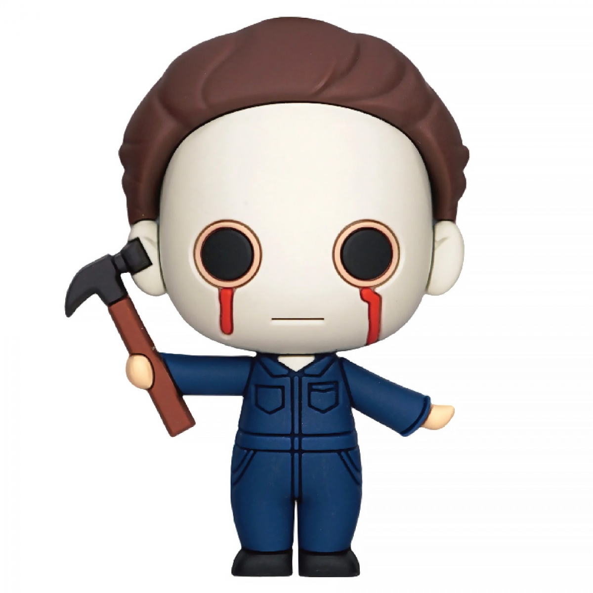 870912 Michael Myers 3D Foam Magnet, Multi Color