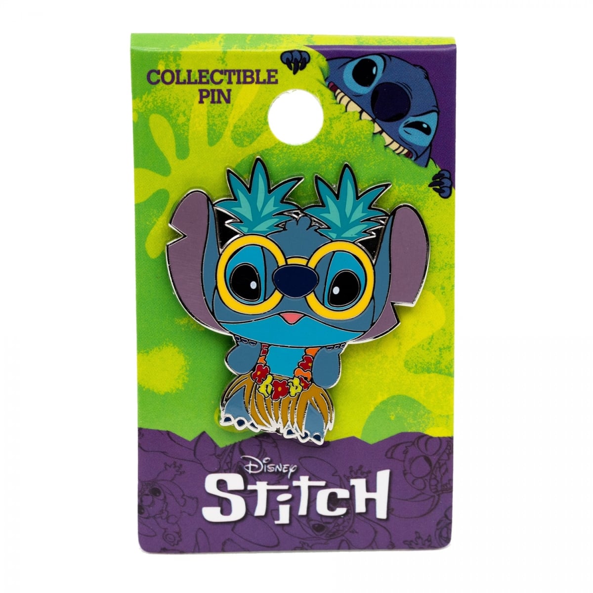 Luau Enamel Lapel Pin, Blue