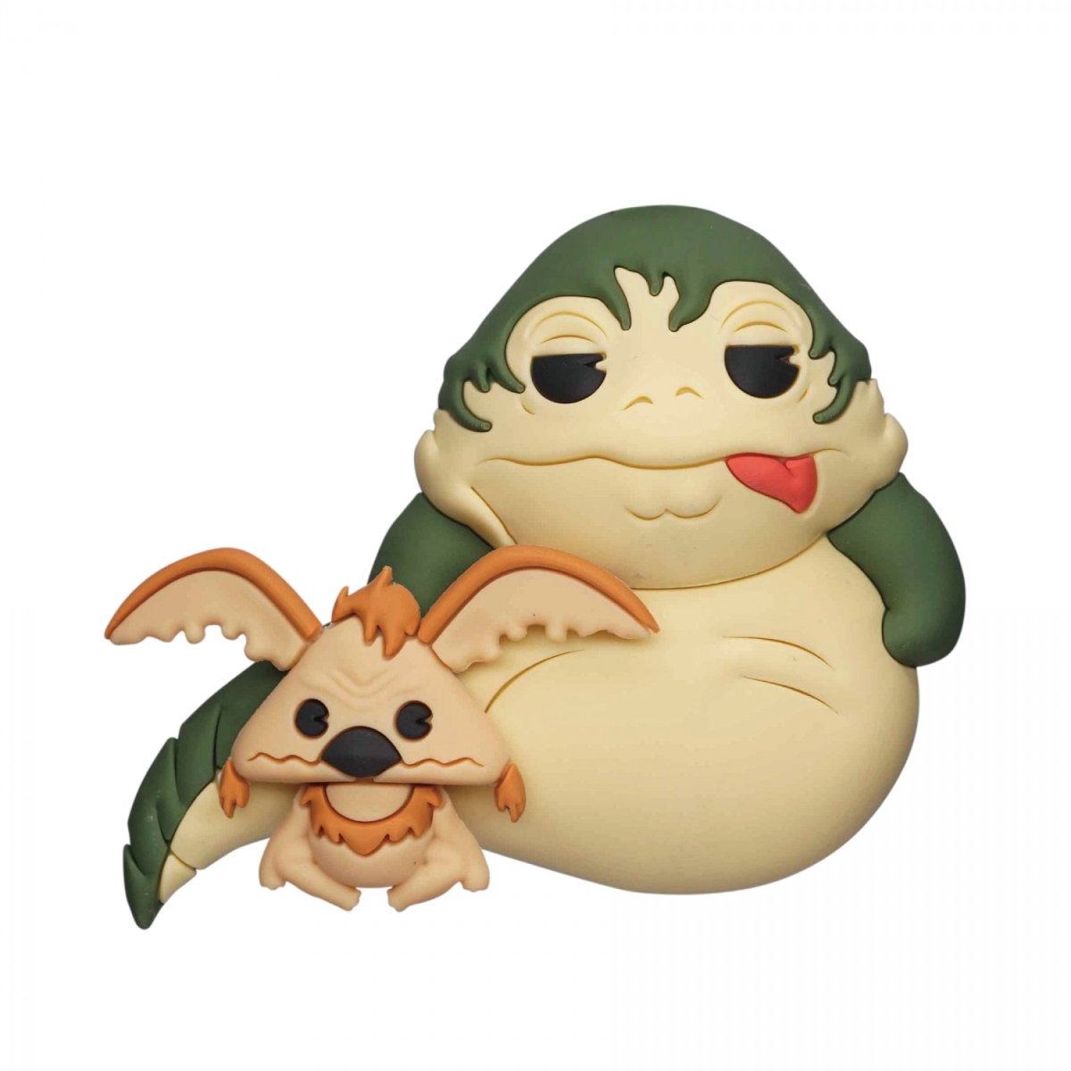 Jabba The Hut with Salacious Crumb 3D Foam Magnet, Multi Color