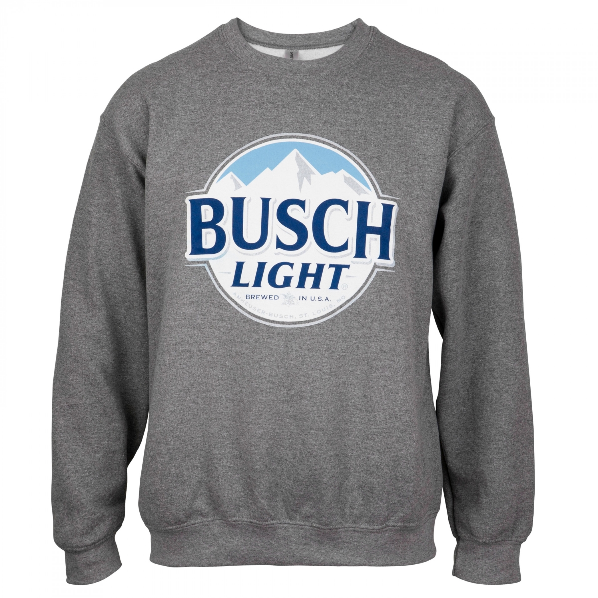869062-medium  Light Logo Crewneck Cotton Sweatshirt, Grey - Medium