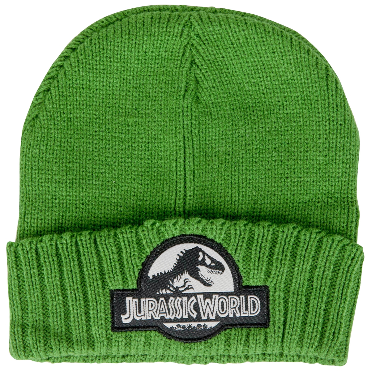Picture of Jurassic Park 870479 Polyester Jurassic World Logo Cuffed Beanie&#44; Green