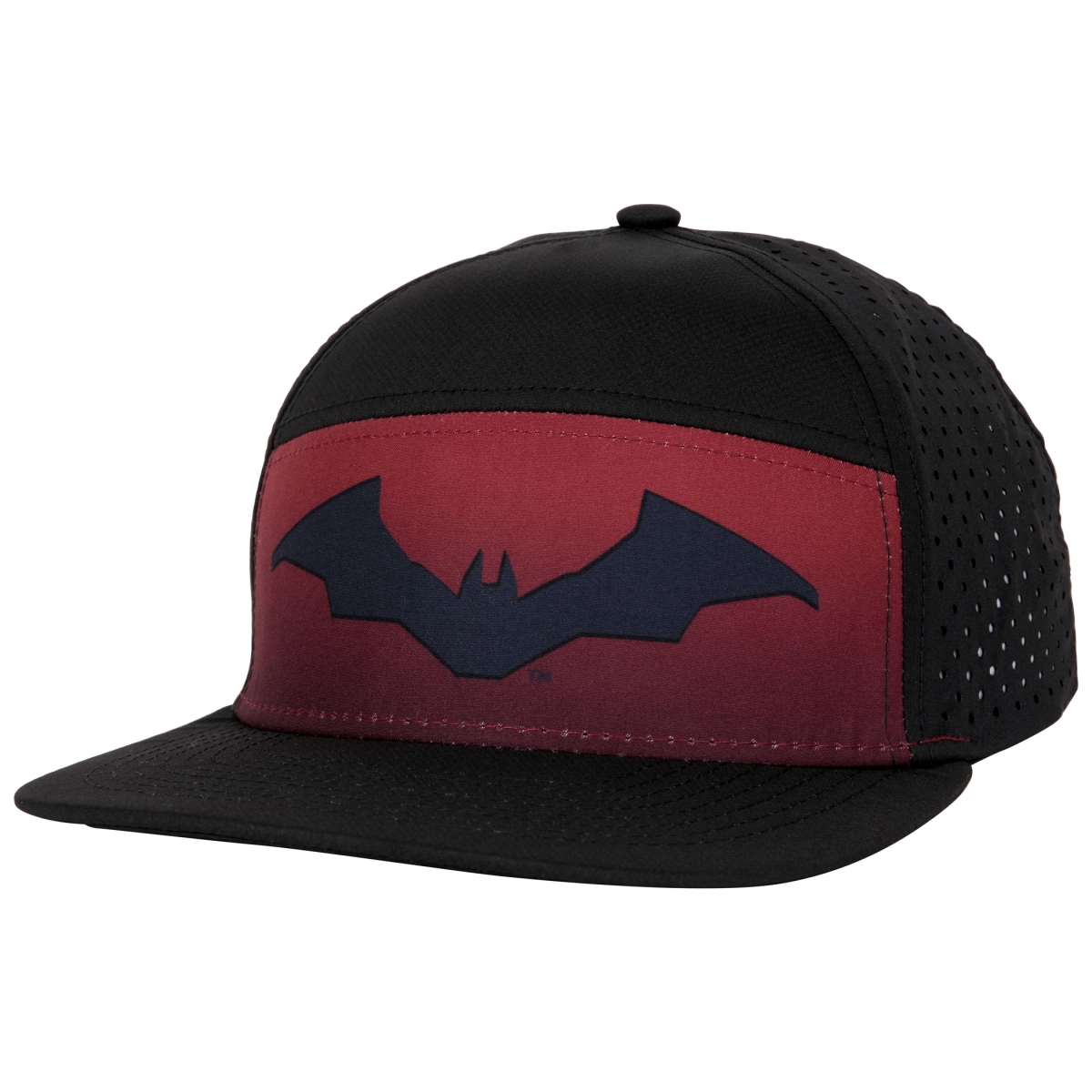 Picture of Batman 864808 Polyester The Batman Movie Gradient Adjustable Snapback Hat&#44; Black