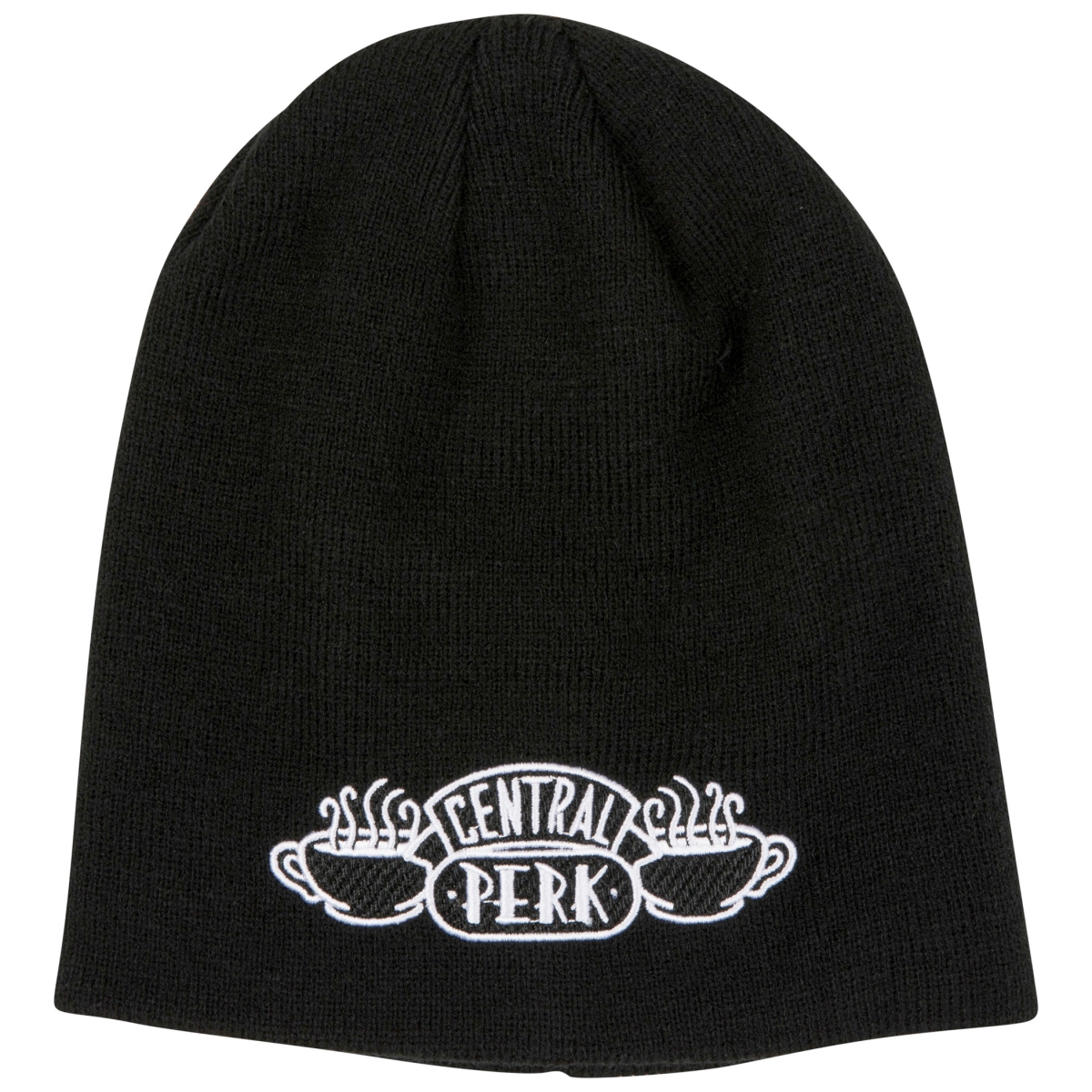 Picture of Friends 864836 Polyester Central Perk Embroidered Logo Knit Beanie&#44; Black