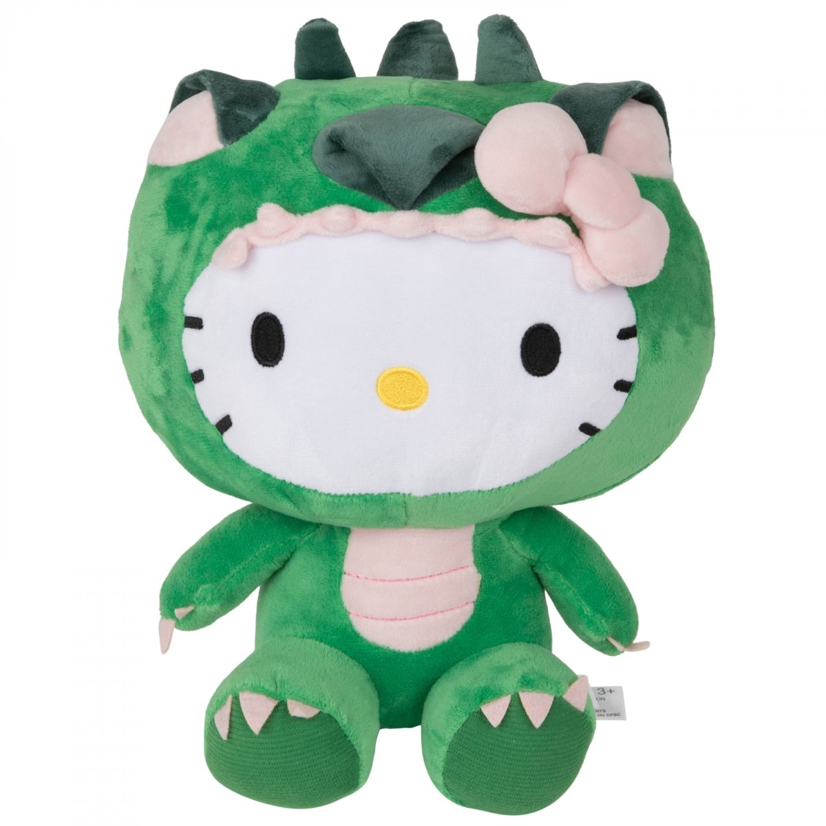 Picture of Hello Kitty 862915 12 in. Hello Kitty Dinosaur Plush Figurine&#44; Green