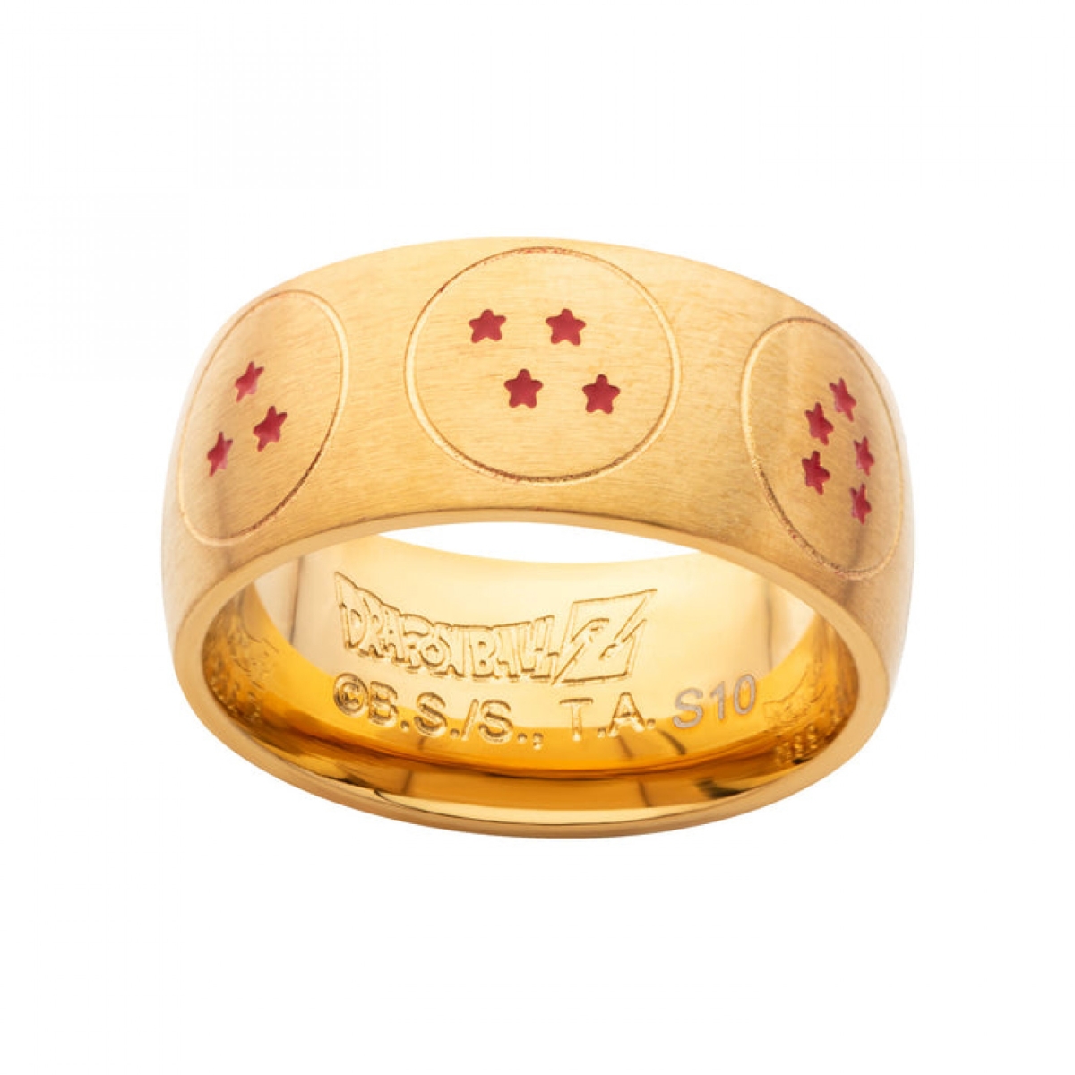 861392-size9  7 Balls Ring, Gold - Size 9