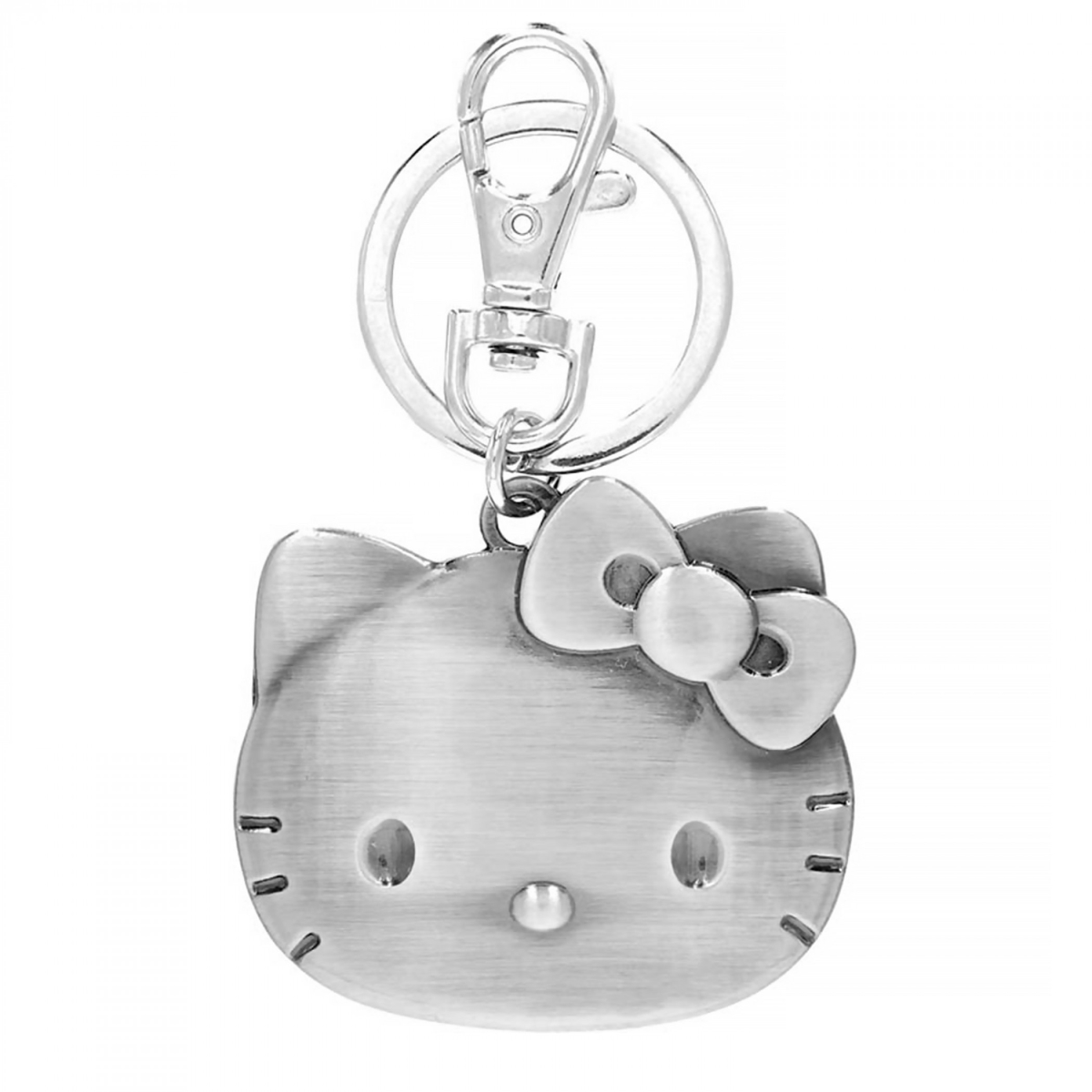Picture of Hello Kitty 867116 Hello Kitty Face Pewter Keychain