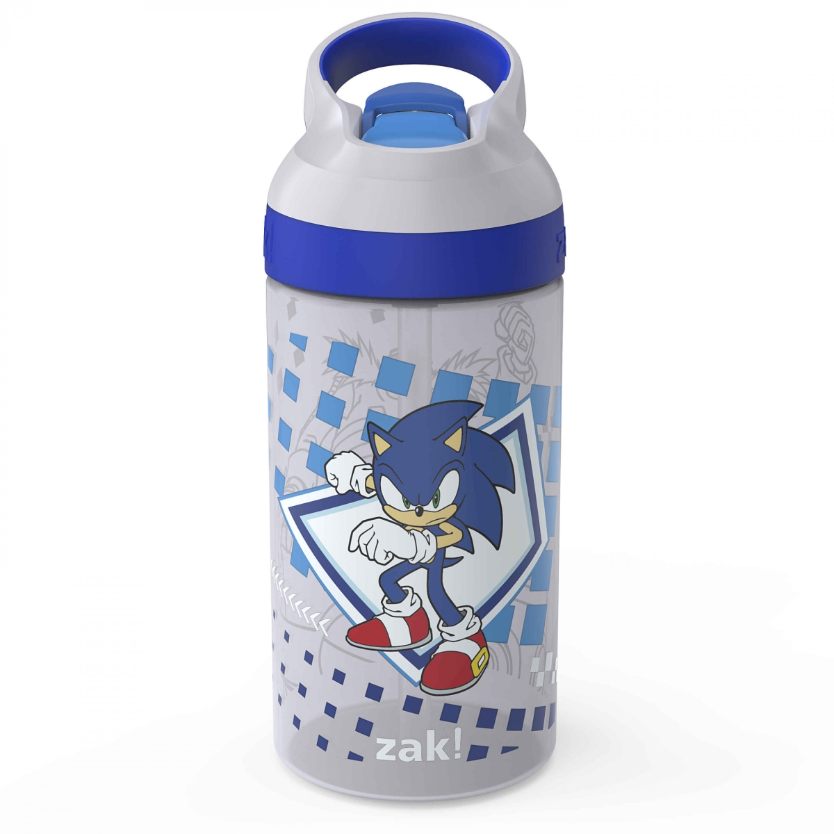 Picture of Sonic 874975 16 oz Sonic The Hedgehog Reusable Plastic Water Bottle&#44; Blue