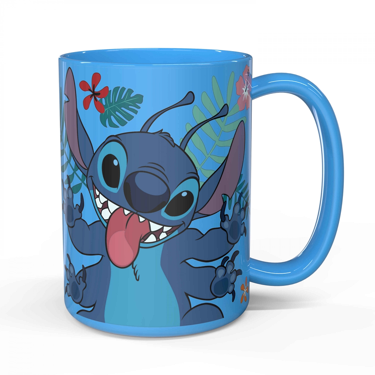 Picture of Lilo & Stitch 875727 15 oz Lilo & Stitch Weird But Cute Ceramic Mug&#44; Blue