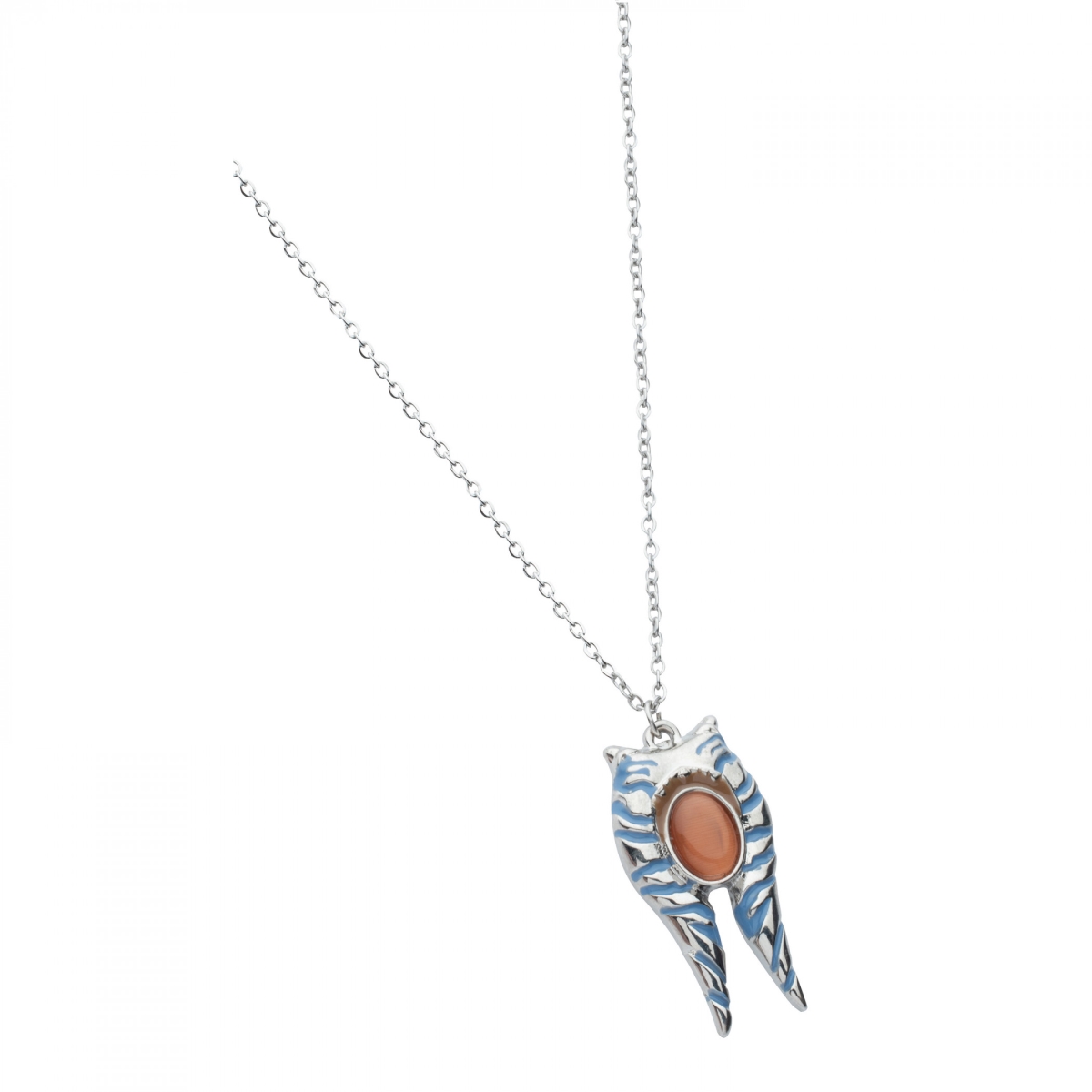 Picture of Star Wars 869123 Ahsoka 3D Mandrils Pendant Necklace&#44; Silver