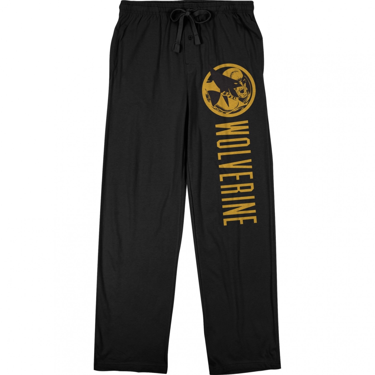 Picture of Wolverine 871285-small Wolverine Character Logo Pajama Pants&#44; Black - Small