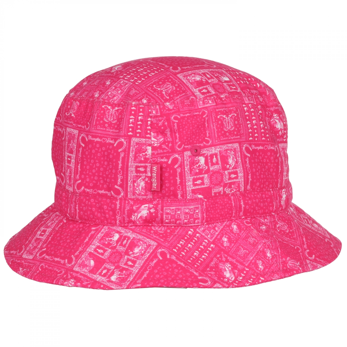 Picture of Barbie 870774 Barbie Bandana Pattern Bucket Hat&#44; Pink