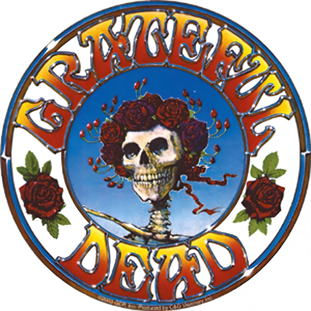 873060 Grateful Dead Skull & Roses Sticker