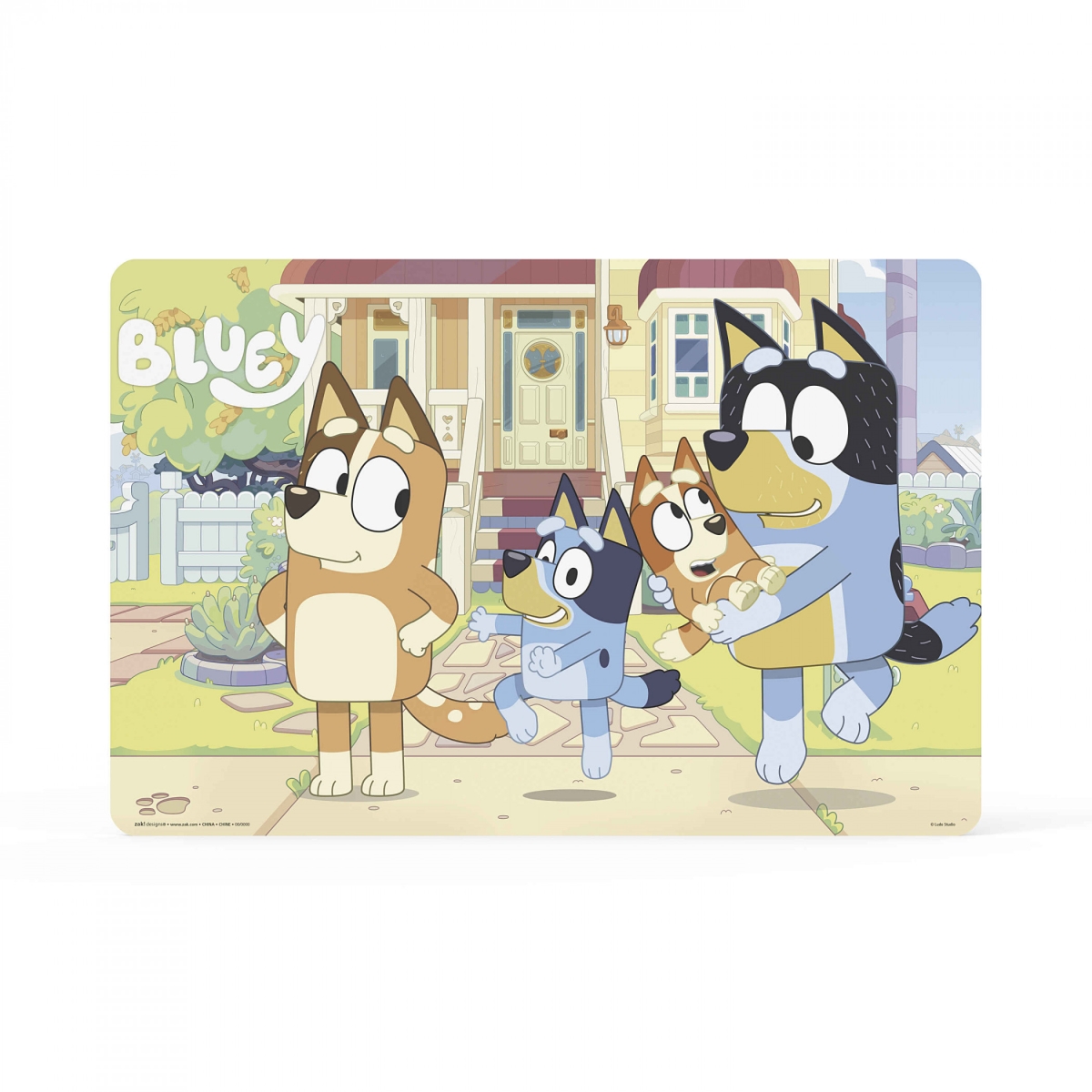Picture of Bluey 874993 17.6 in. Bluey & Family Dinner Placemat