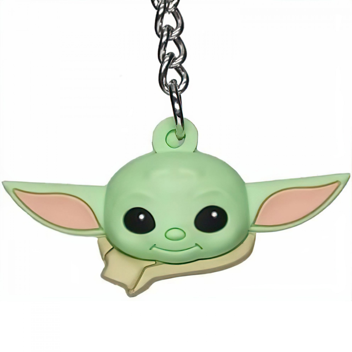 The Mandalorian Grogu Face 3D Foam Ball Keychain