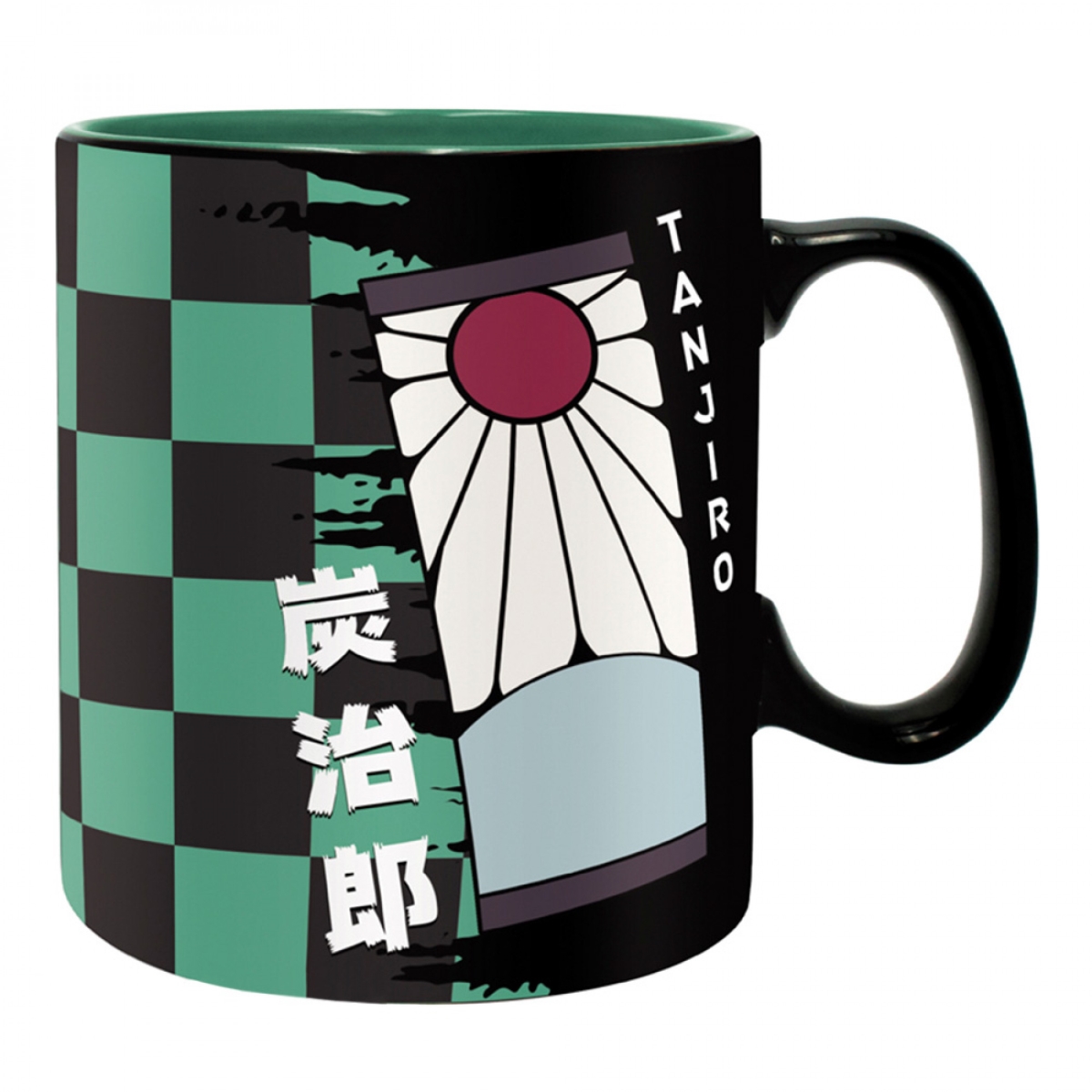 Picture of Demon Slayer 847699 16 oz Demon Slayer Kamado Tanjiro Mug, Black
