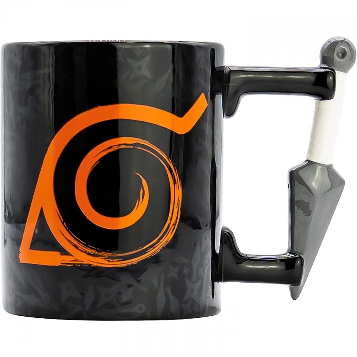 Picture of Naruto 871022 15.5 oz Naruto Shippuden 3D Kunai Ceramic Mug, Black
