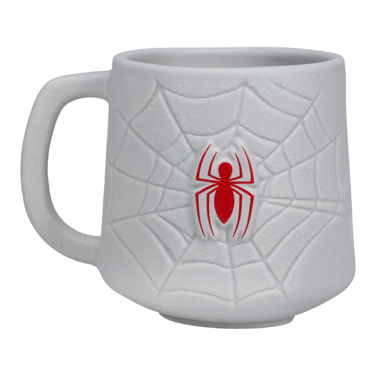 Picture of Spider-Man 861508 15 oz Spider-Man Embossed Web Oversized Ceramic Mug, Gray