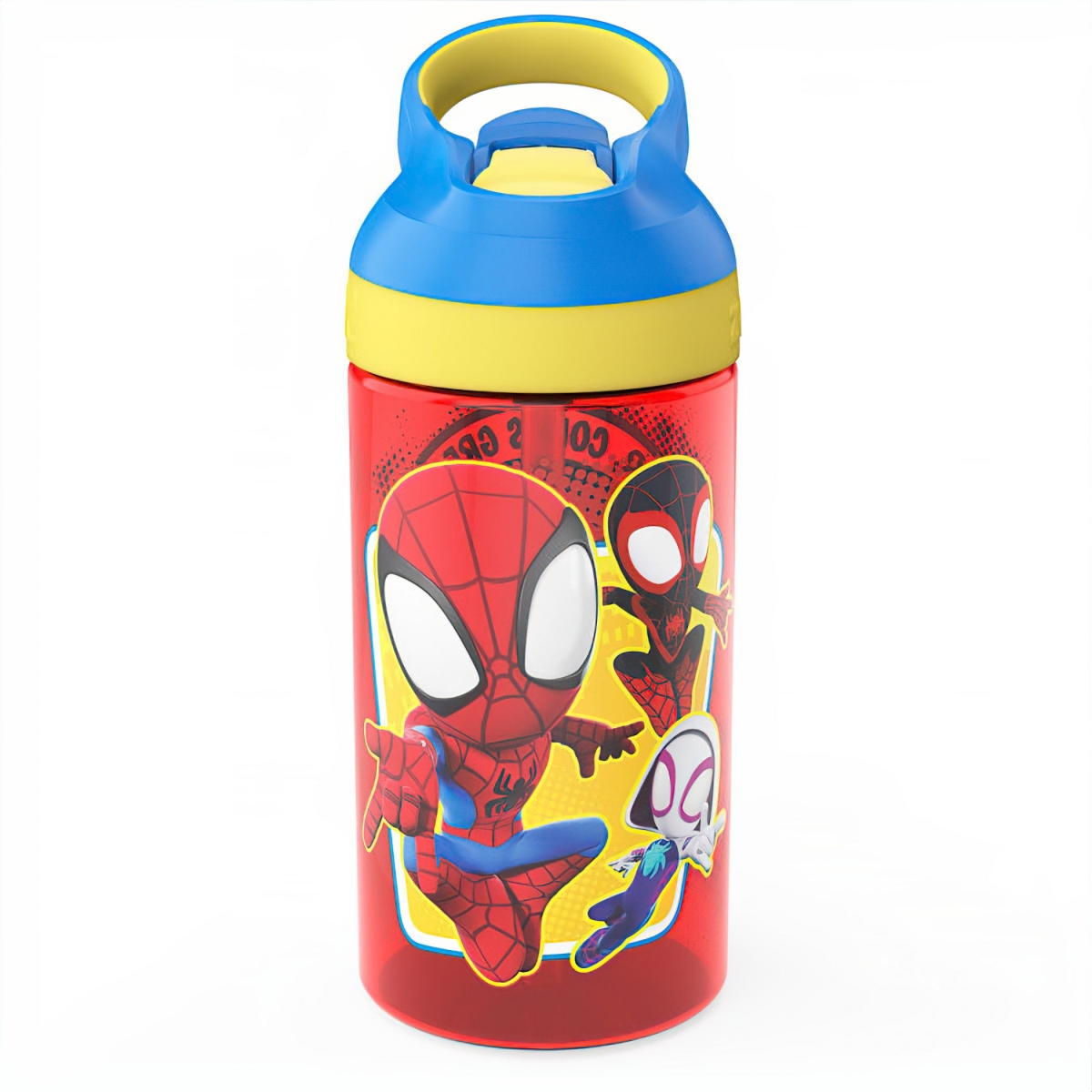 Picture of Spider-Man 872727 16 oz Spider-Man & His Amazing Friends Reusable Plastic Water Bottle