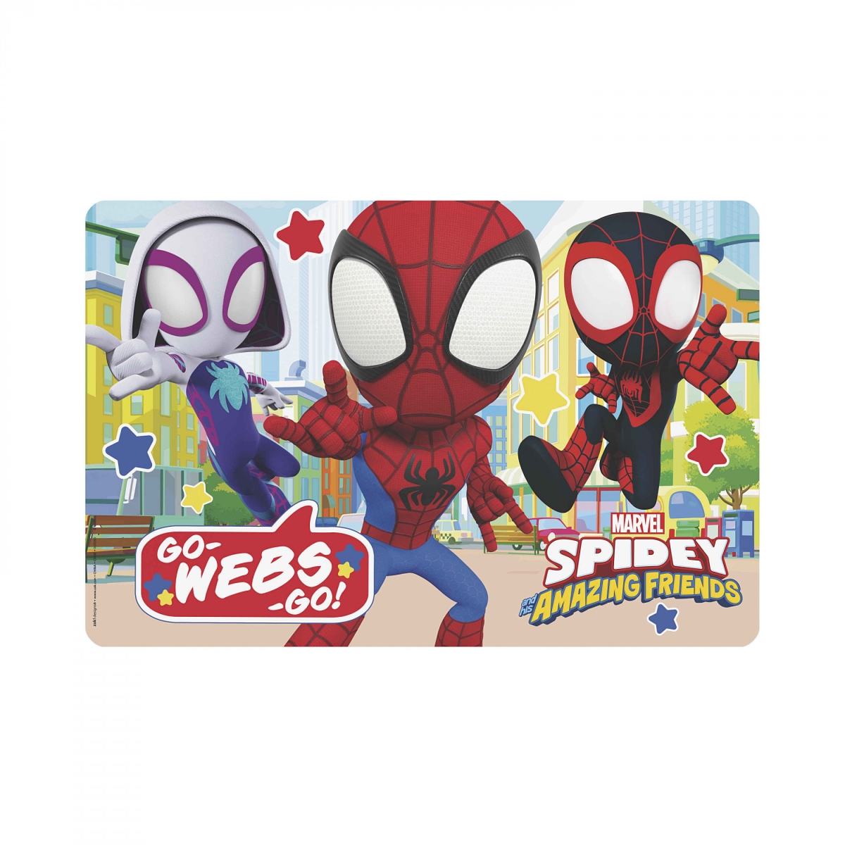 Picture of Spider-Man 874995 17.6 in. Spidey & His Amazing Friends Go Webs Dinner Placemat