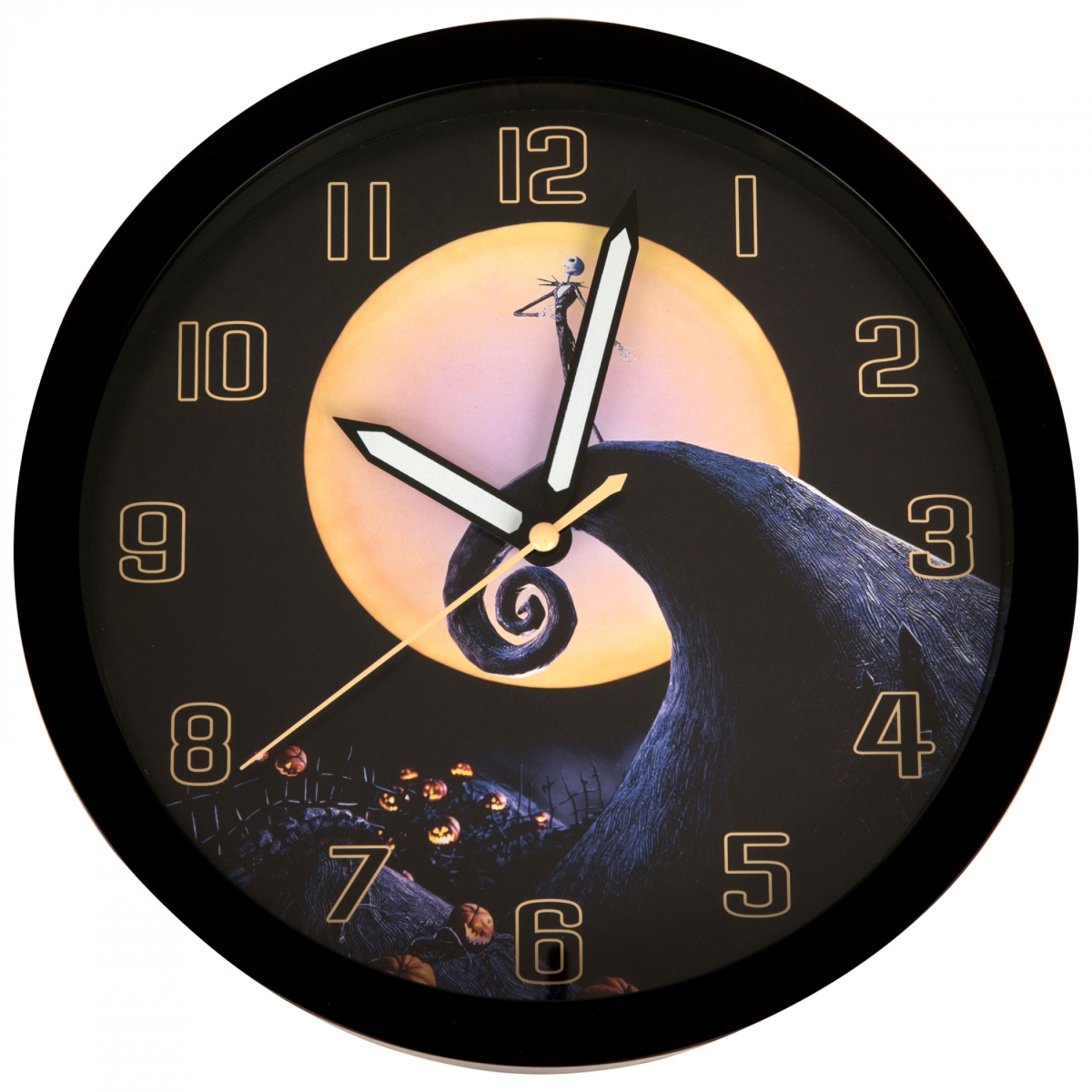 Spiral Hill Wall Clock - Black - Plastic - Unique Design