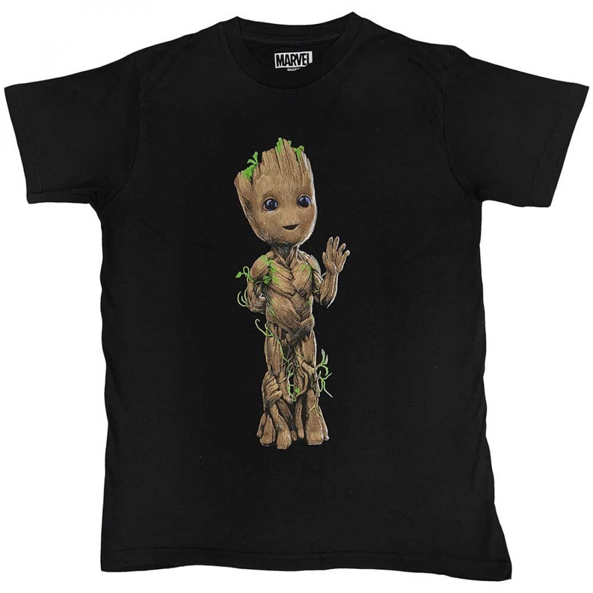875605-xlarge  Baby Groot Wave T-Shirt, Black - Extra Large