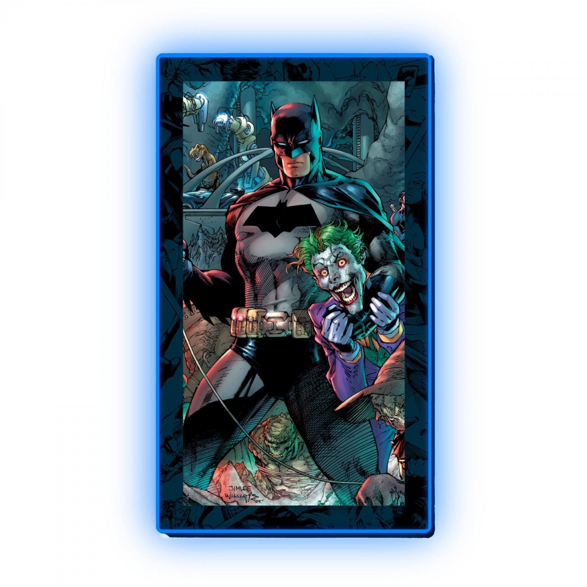 Picture of Batman 875770 Batman & The Joker LED Mini Poster Mountable Wall Light