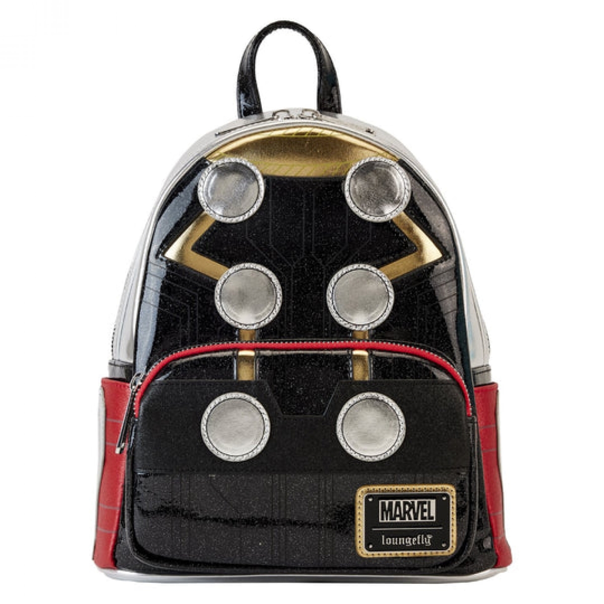 Picture of Thor 863123 Thor Metallic Cosplay Mini Backpack by Loungefly