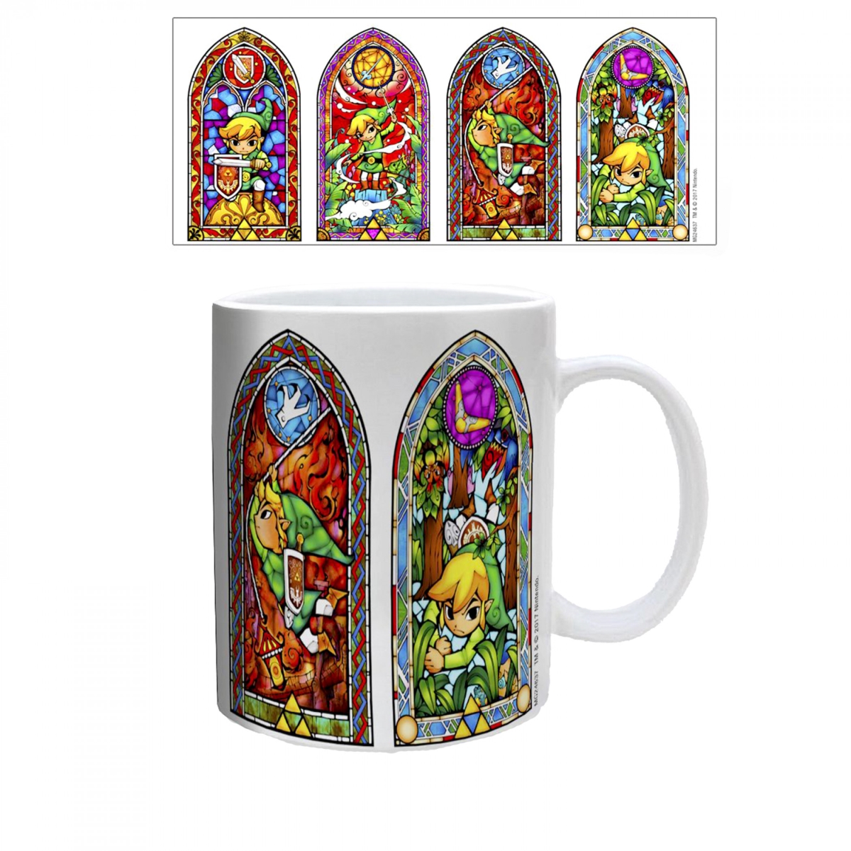 11 oz The Legend of Stained Glass Window Ceramic Mug, Multi Color -  Menu, ME4420584