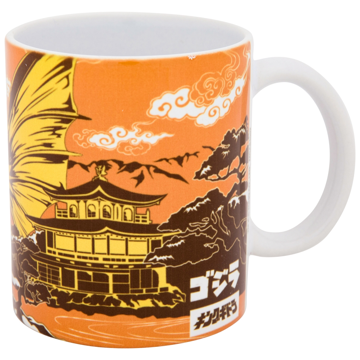 11 oz Ghidorah Ceramic Mug, Multi Color