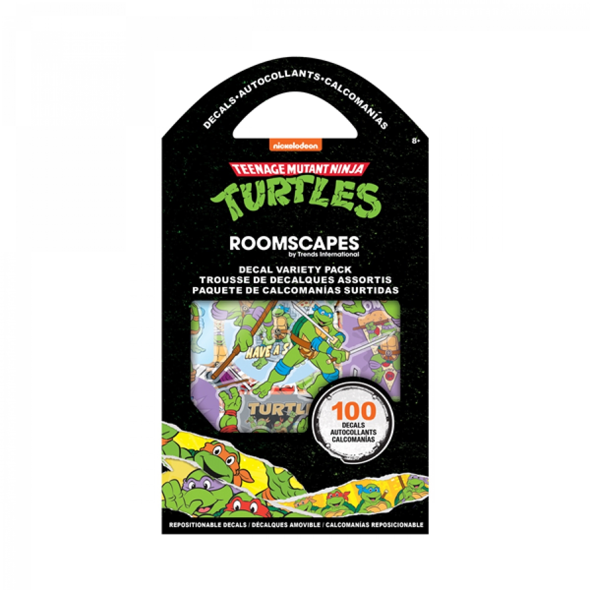 877848 Ninja Turtles Room Decals - Pack of 100