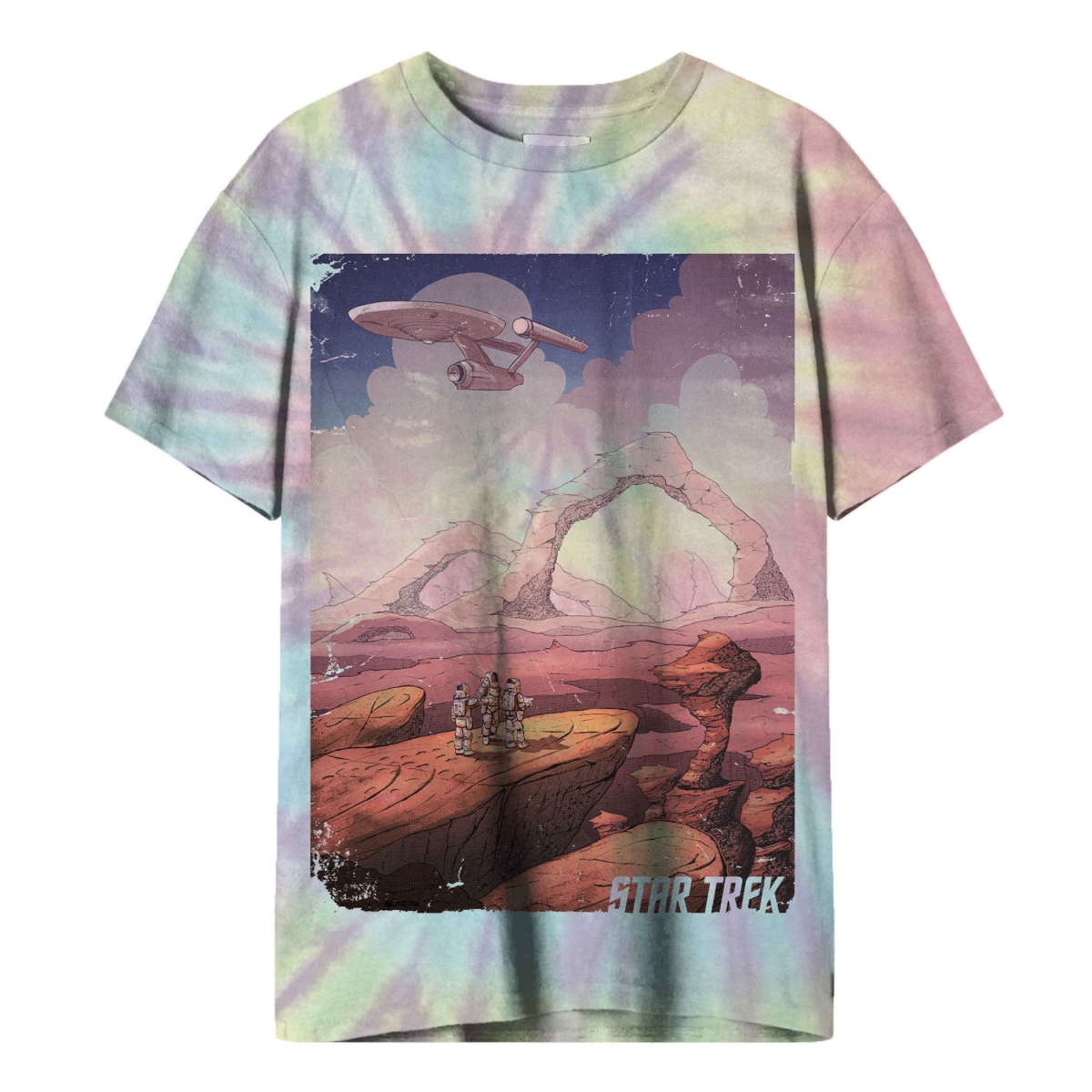 879593-medium Tie Dye Landscape T-Shirt - Medium