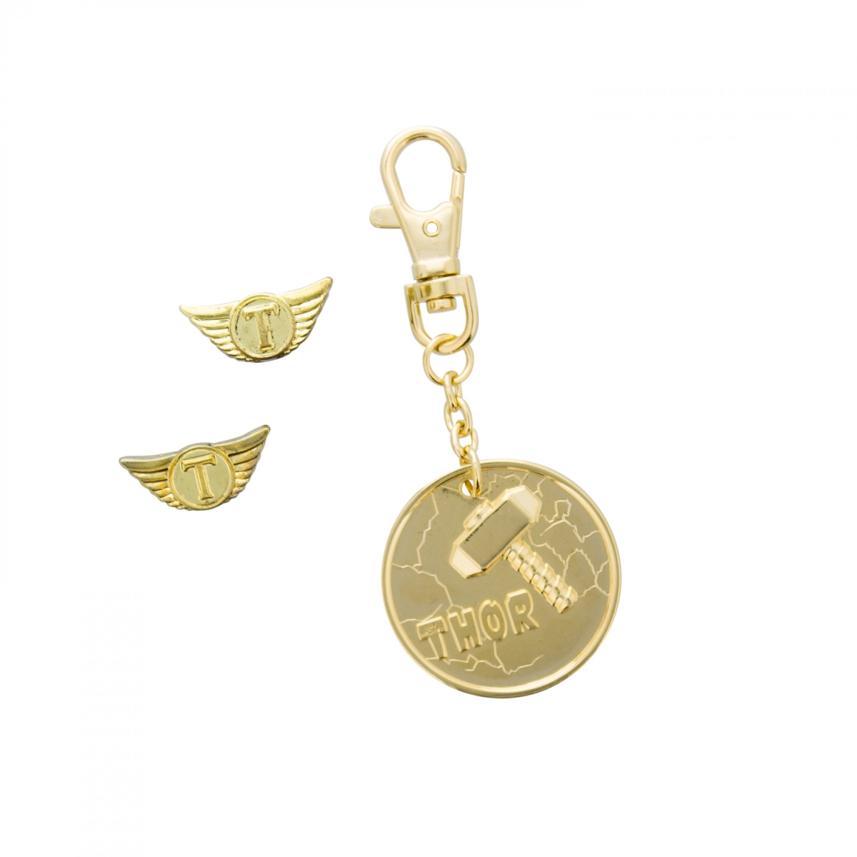 880175  Gold-Tone Cuff Links & Keychain Boxed Set
