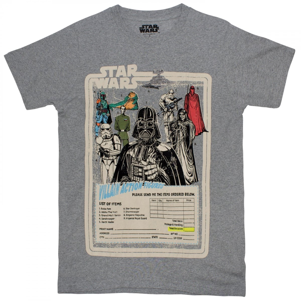883715-xlarge Villain Action Figures Order T-Shirt - Extra Large