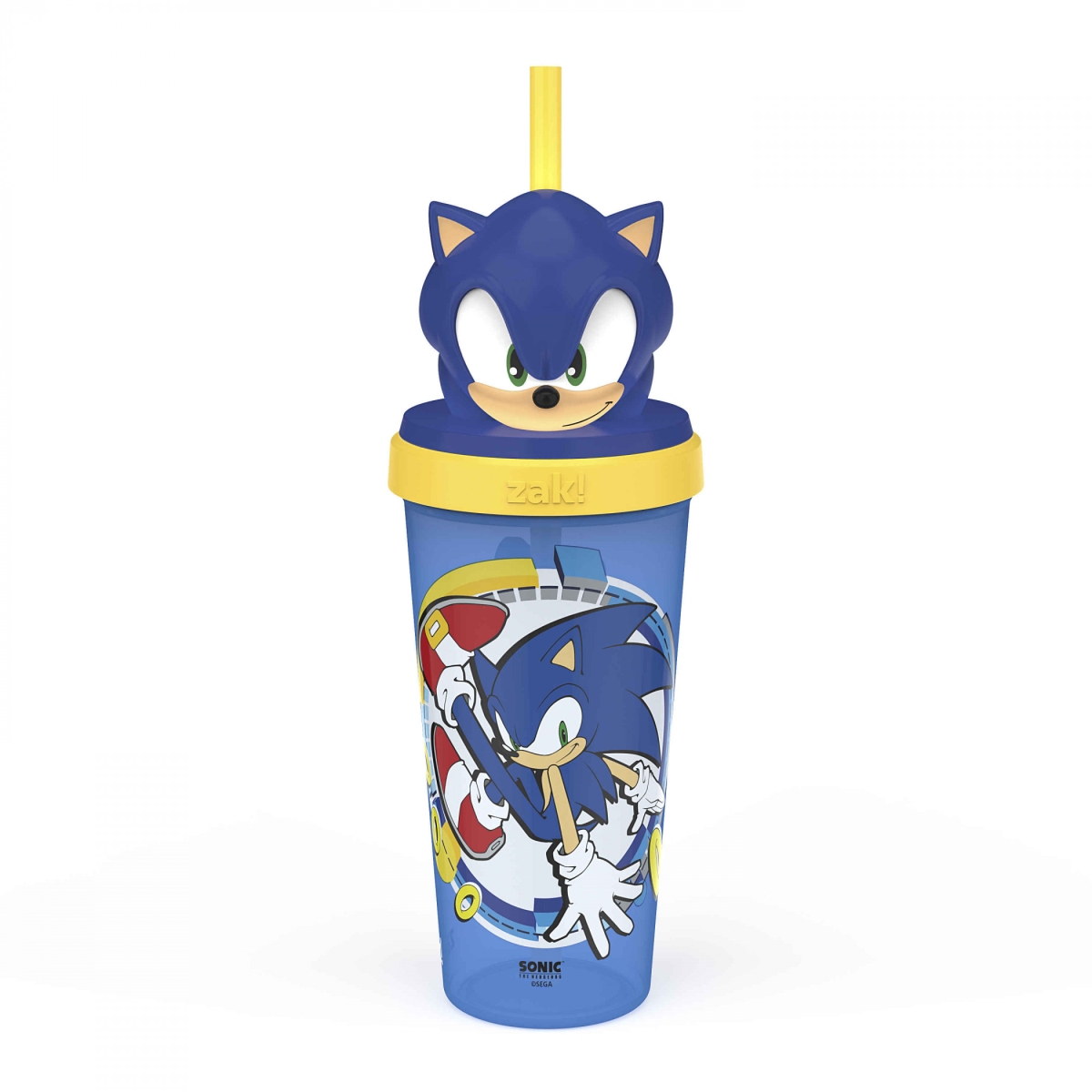 Picture of Sonic 874984 18 oz The Hedgehog Modern Super Sipper Tumbler