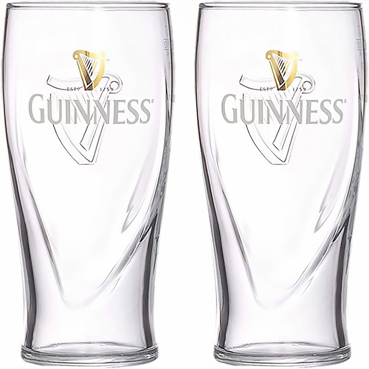 Picture of Guinness 879176 10 oz Beer Half-Pint Glass - Pack of 2