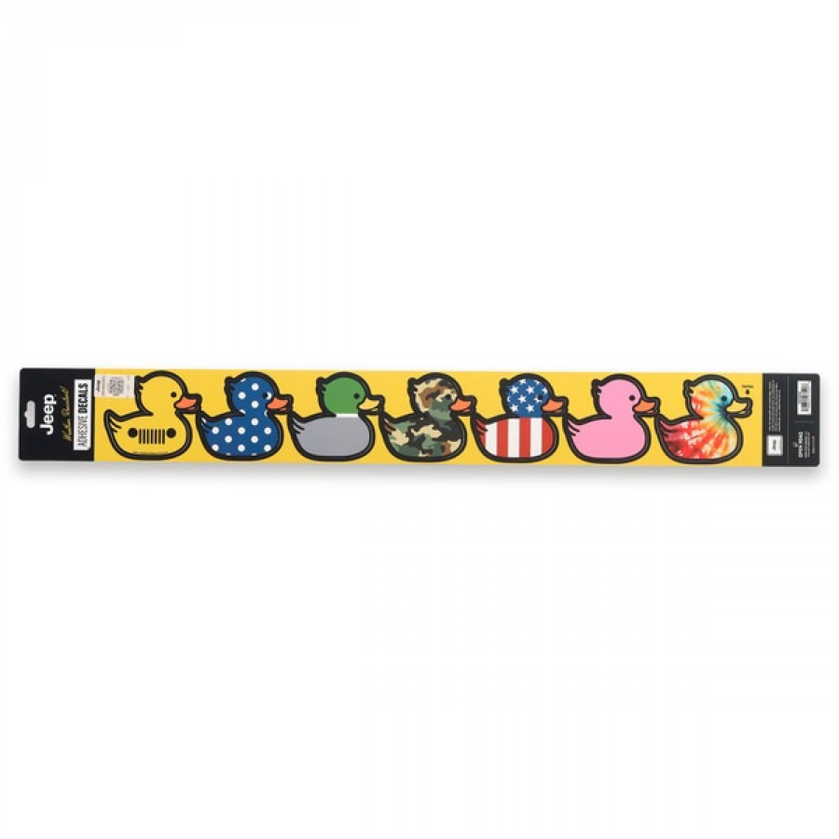 885999 Patterned Rubber Ducks Adhesive Decal