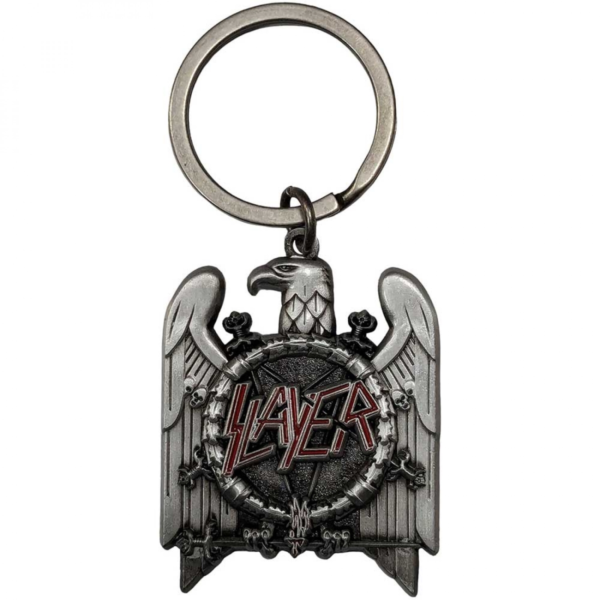 884863 Silver Eagle Logo Keychain