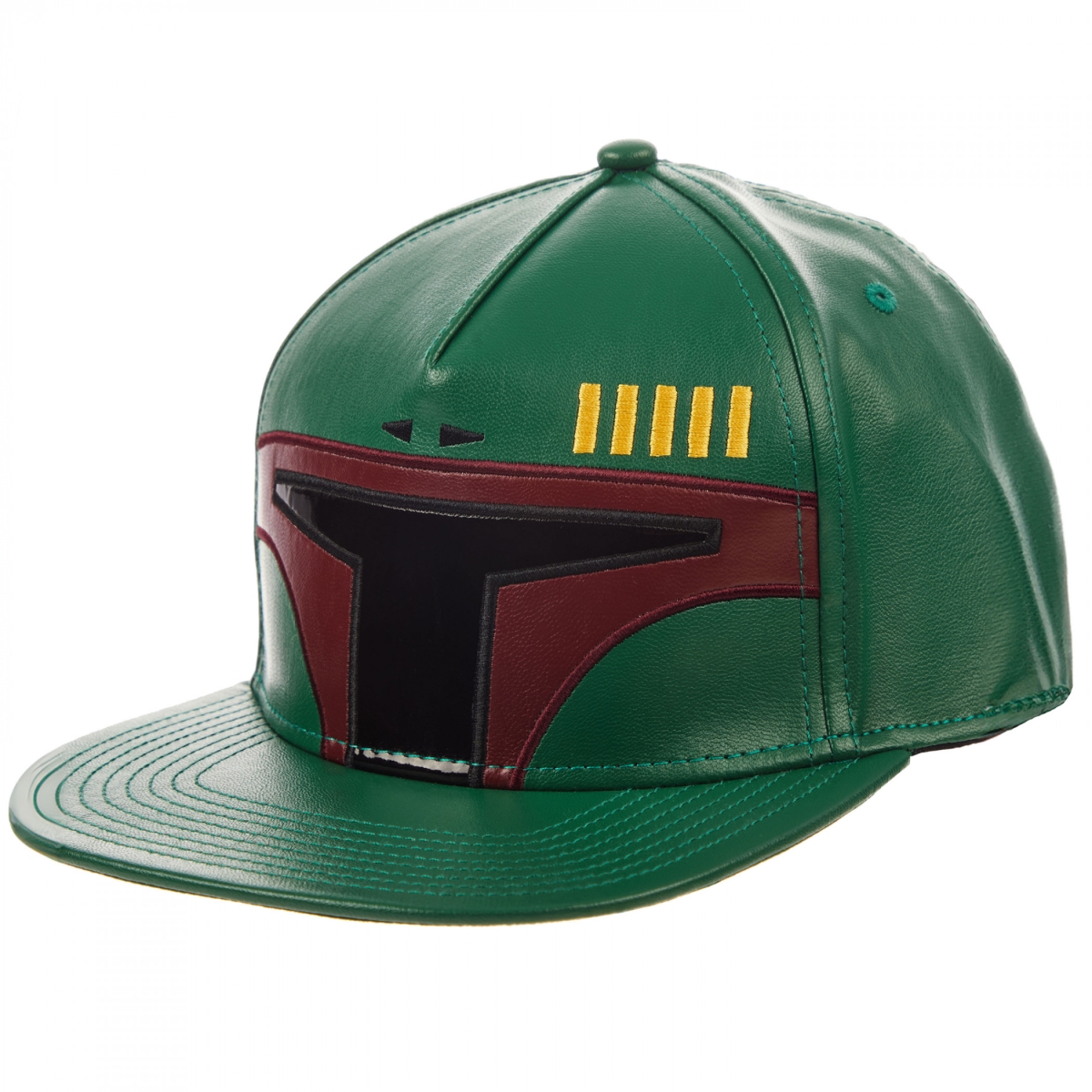Boba Fetts Helmet Flatbill Snapback Hat