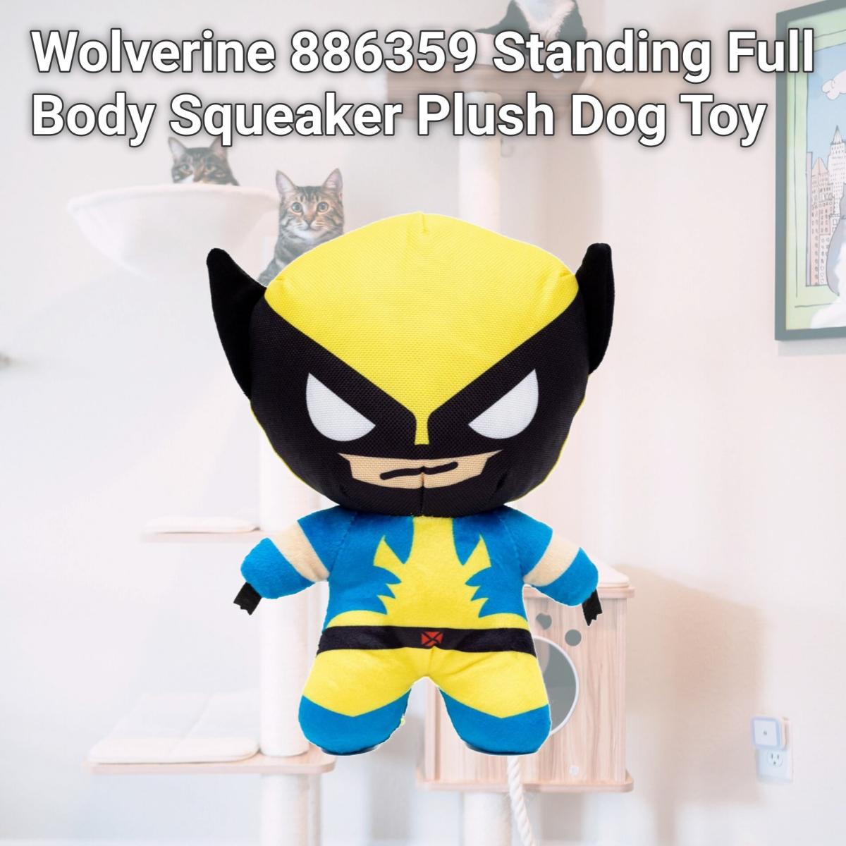 Picture of Wolverine 886359 Standing Full Body Squeaker Plush Dog Toy