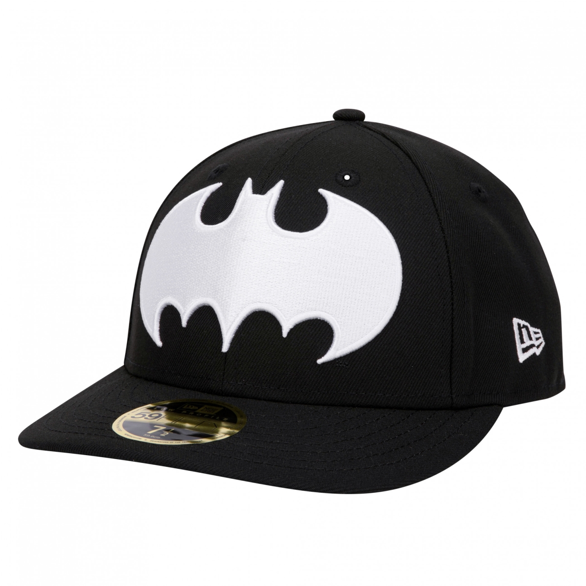 Picture of Batman 880951-71-8fitte Classic Low Profile Black Era 59 Fifty Fitted Hat - 7.125 Fitted