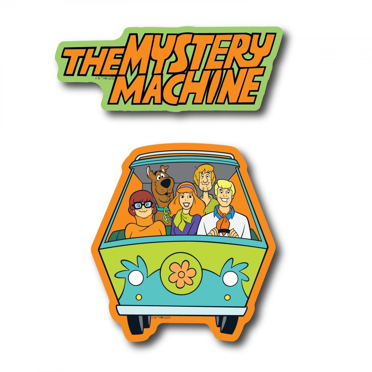 Scooby Doo 887420 The Mystery Machine Car Window Decal